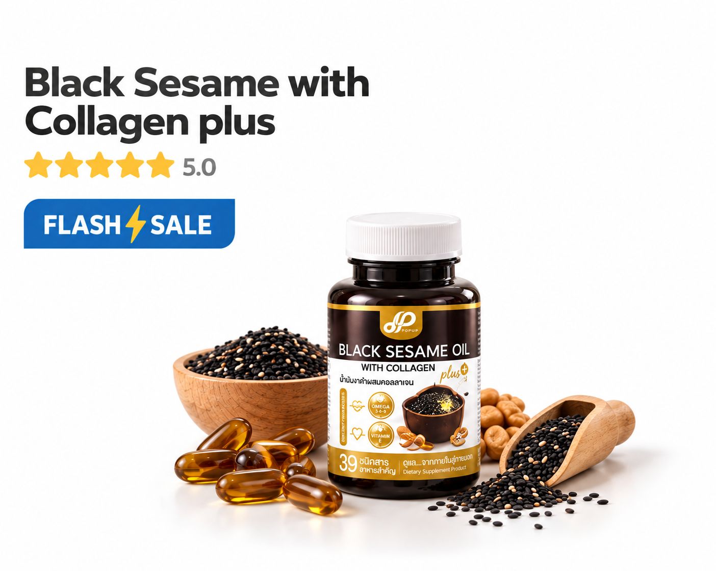BLACK SESAME WITH COLLAGEN